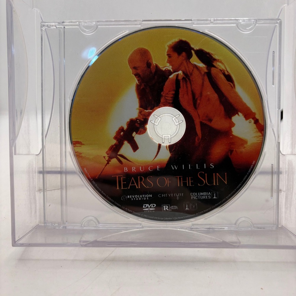 Tears of the Sun DVD 2003 Bruce Willis Action War Movie Disc Only